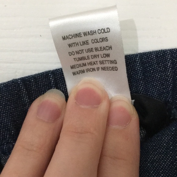 Strapless Dark Denim Dress - Picture 7 of 7